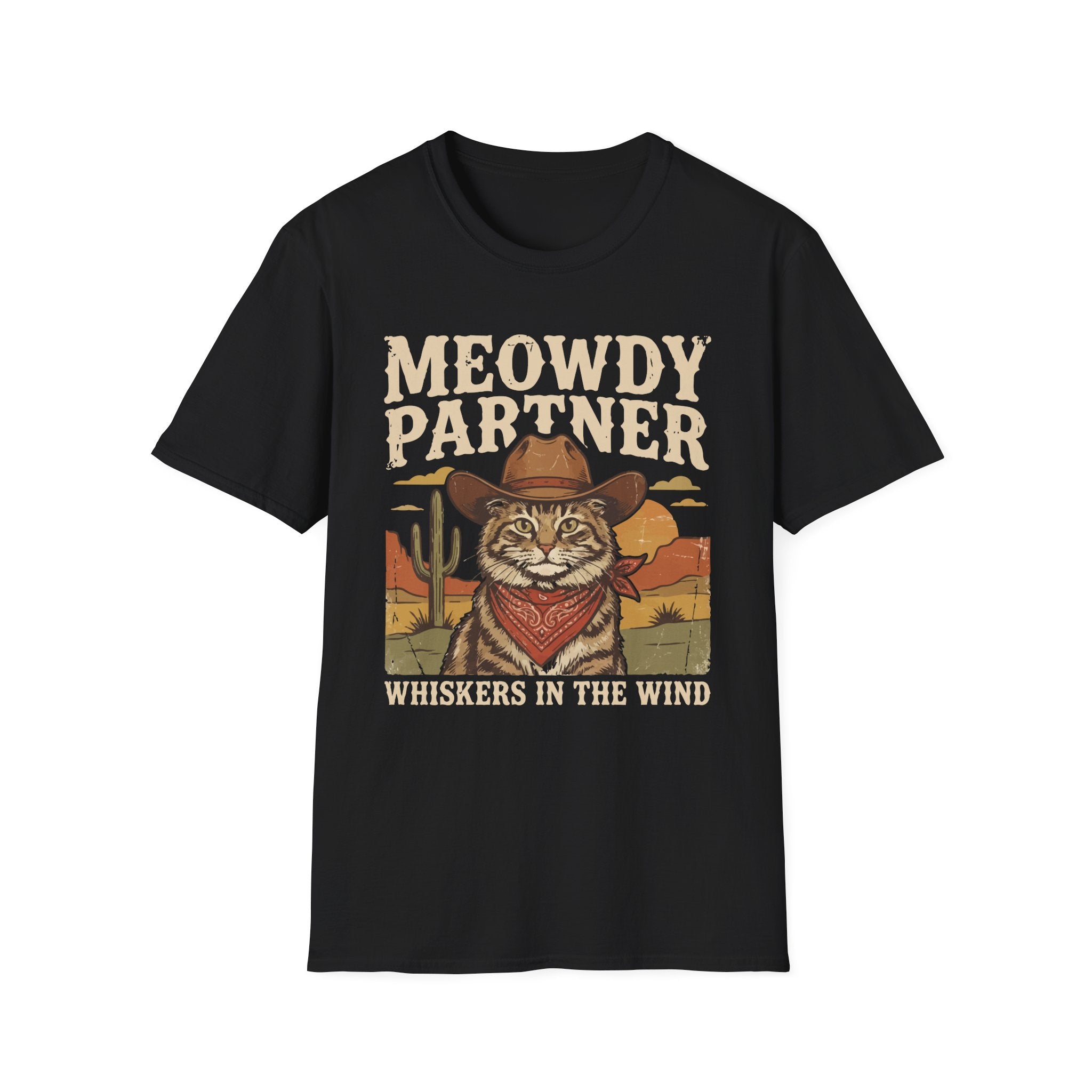 Meowdy Partner Whiskers In The Wind T-Shirt