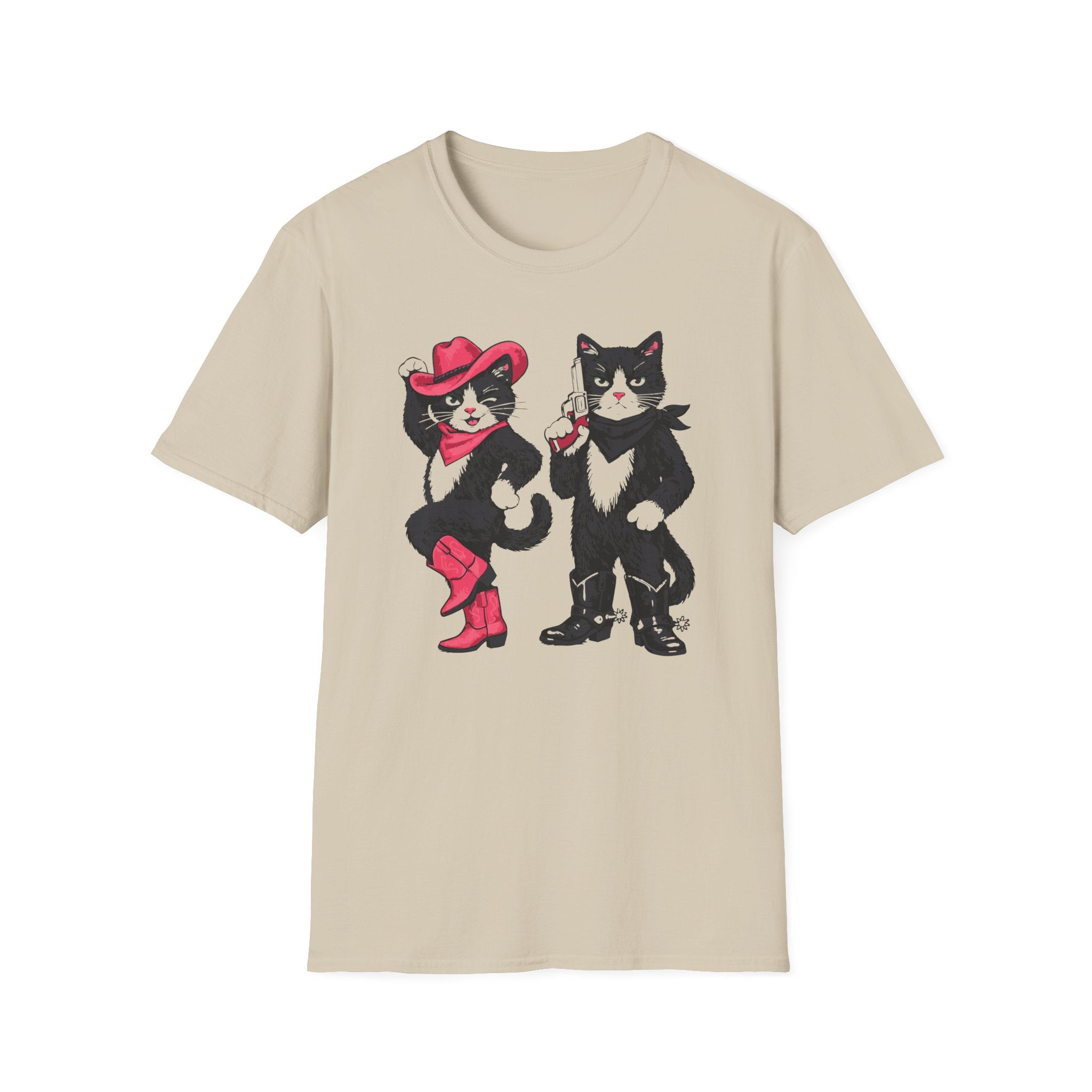 Cowboy Cowgirl Cat T-Shirt