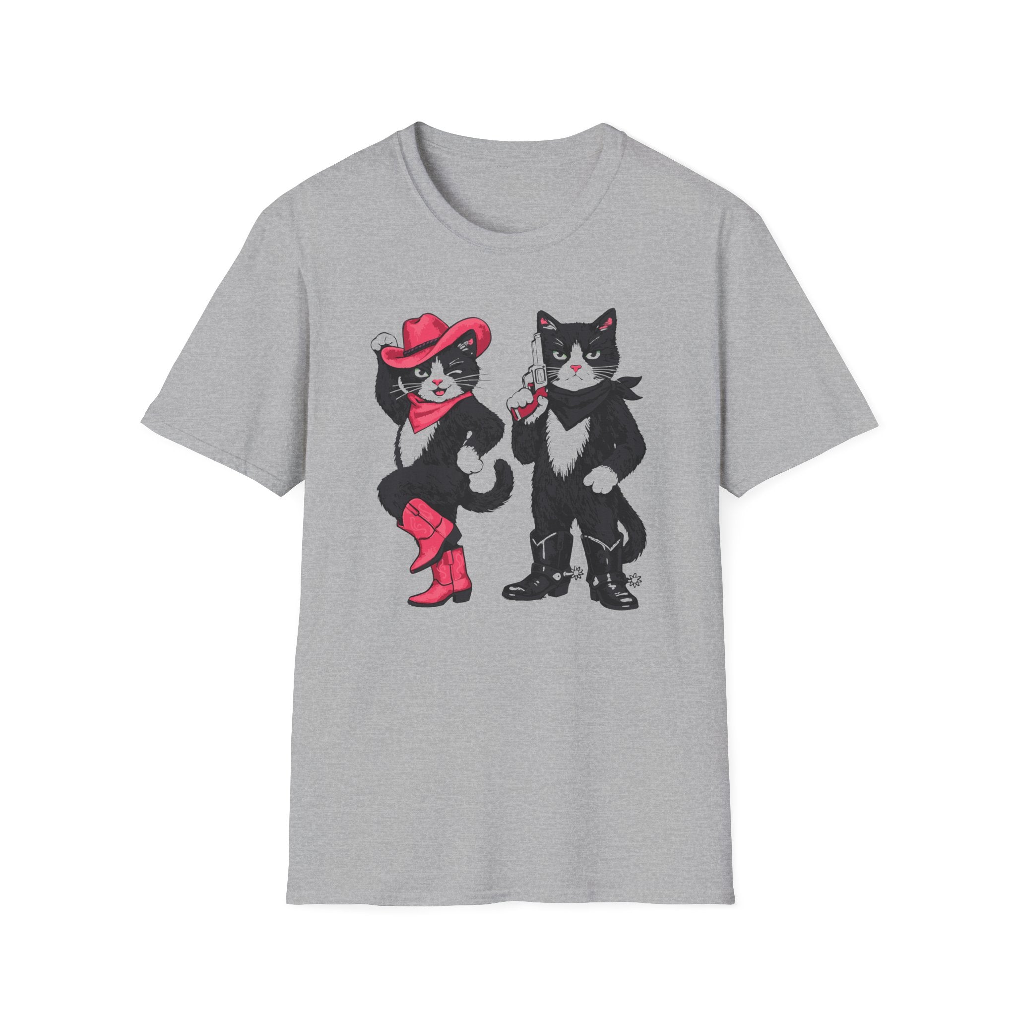 Cowboy Cowgirl Cat T-Shirt
