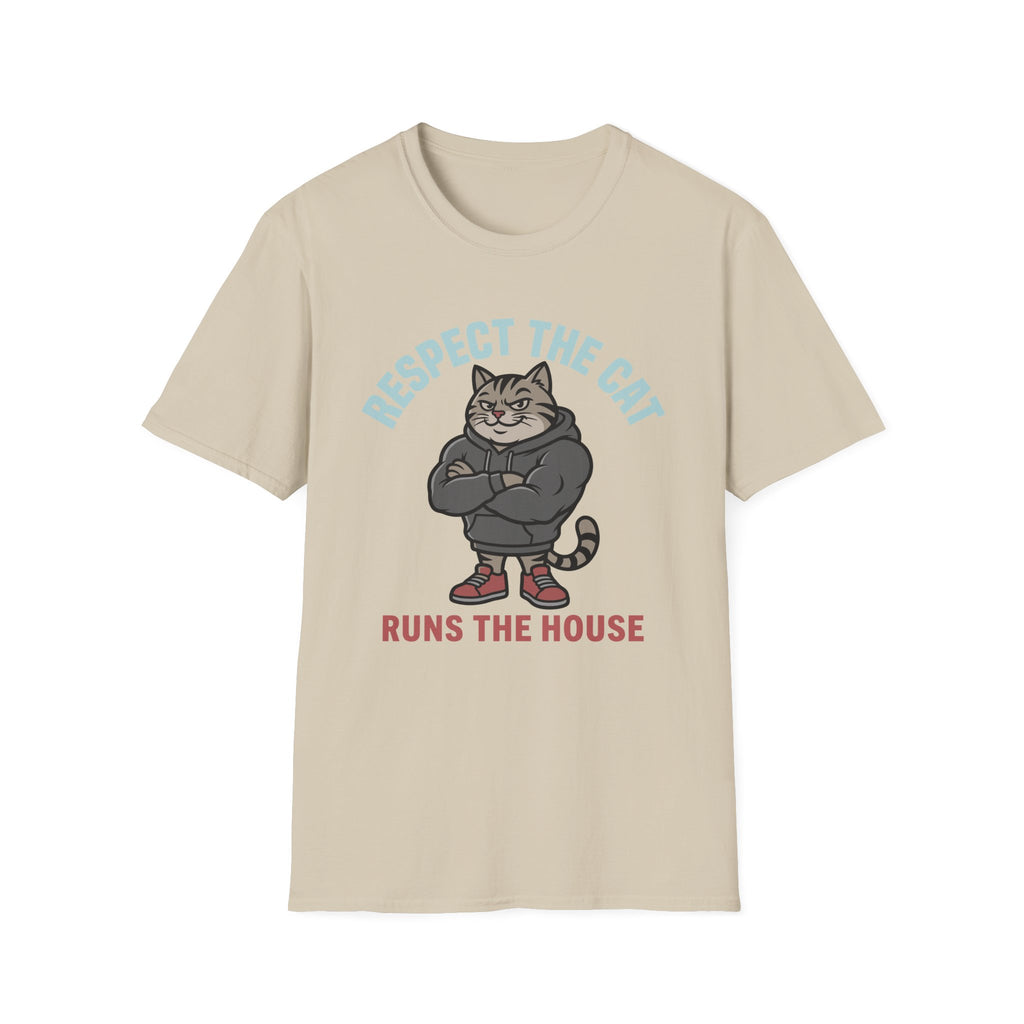 Respect The Cat Runs The House T-Shirt