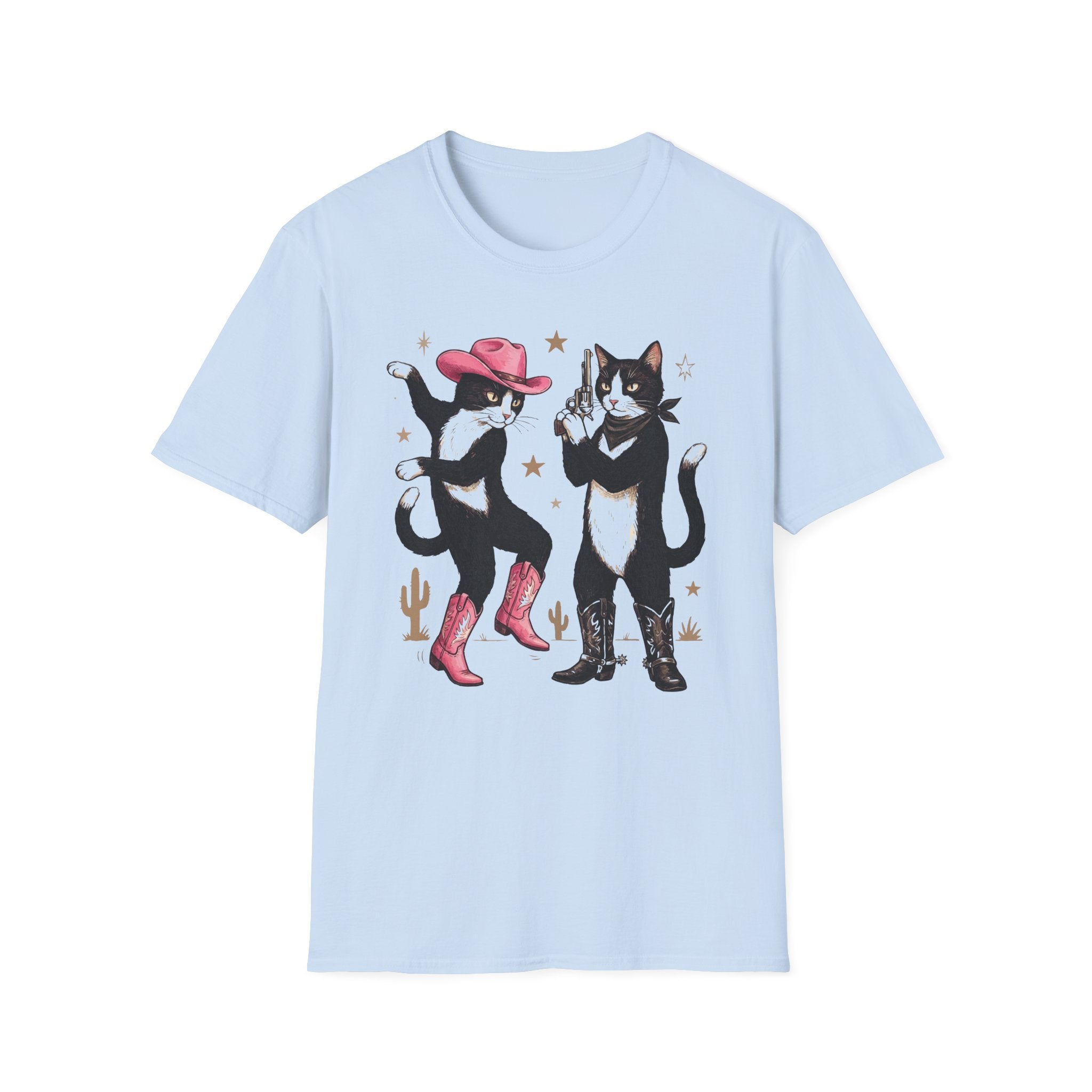 Cowboy Cowgirl Cat T-Shirt