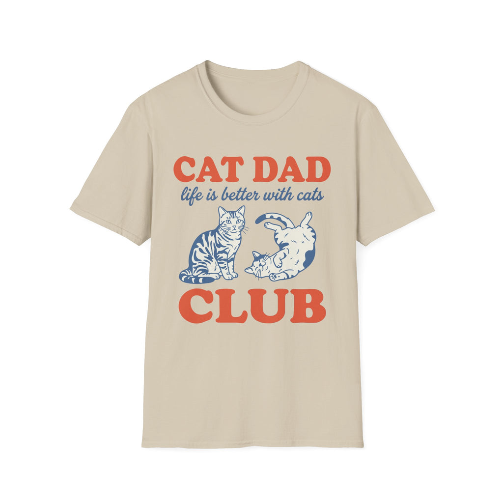 Cat Dad Club T-Shirt