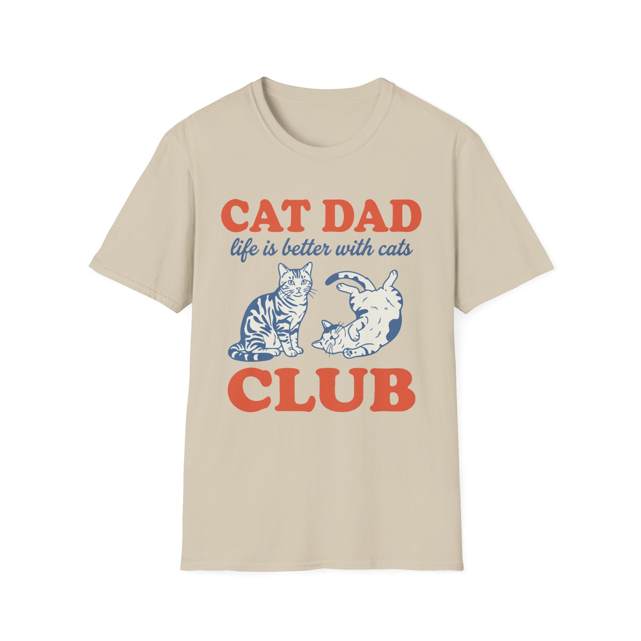 Cat Dad Club T-Shirt