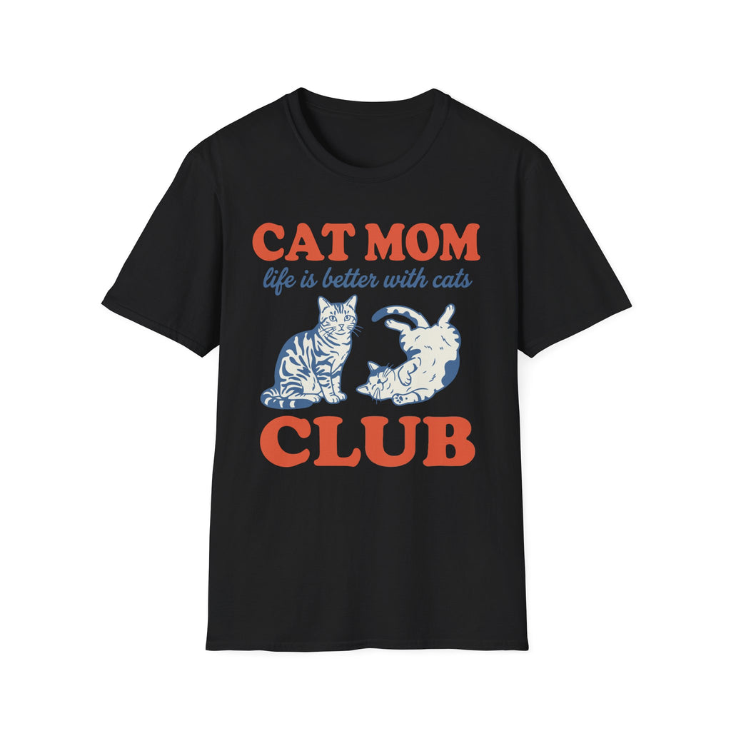 Cat Mom Club T-Shirt