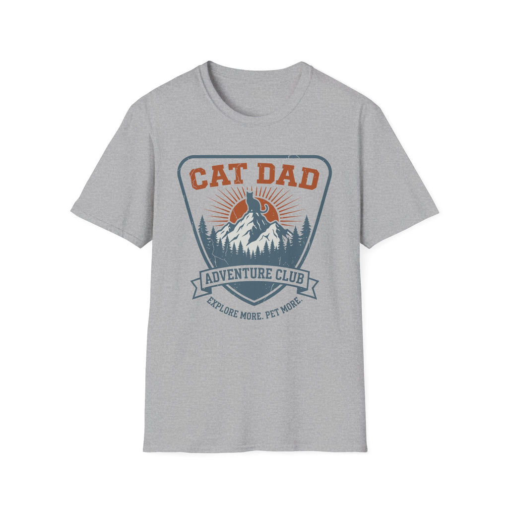 Cat Dad Adventure Club T-Shirt