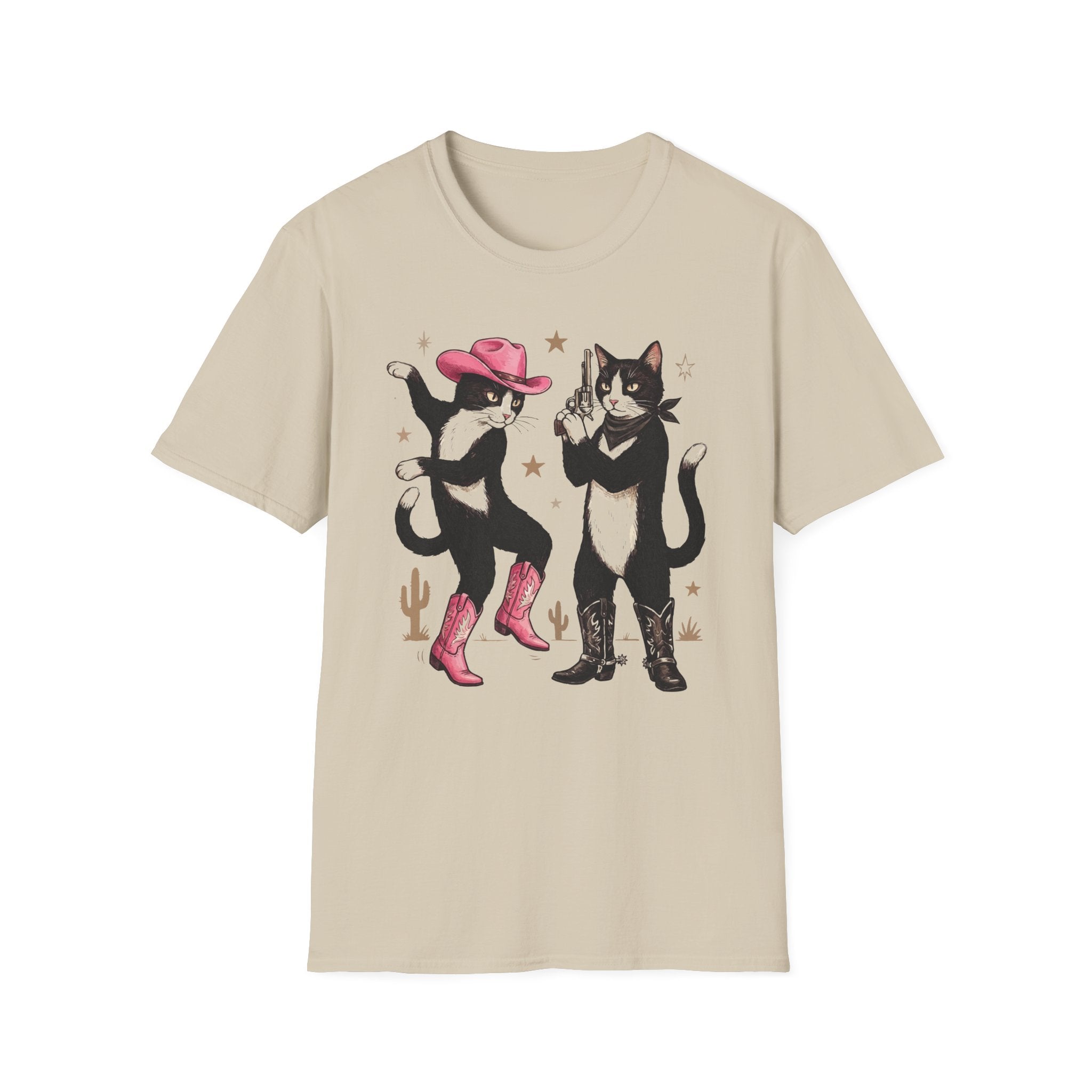 Cowboy Cowgirl Cat T-Shirt