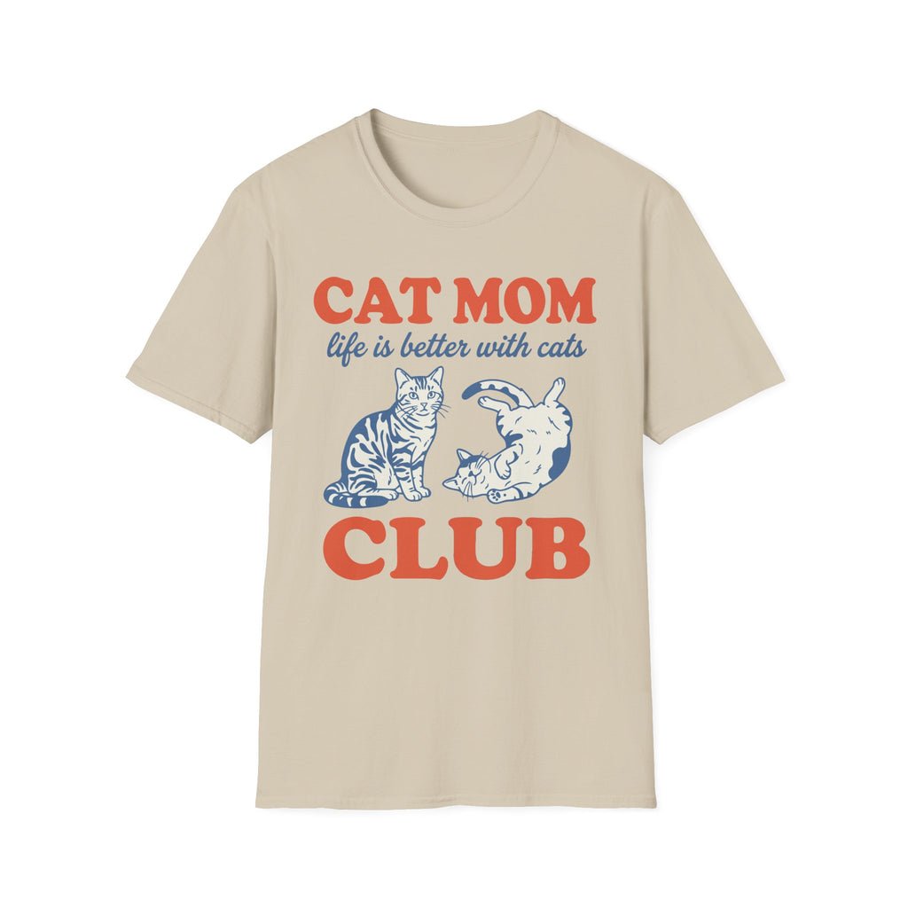 Cat Mom Club T-Shirt