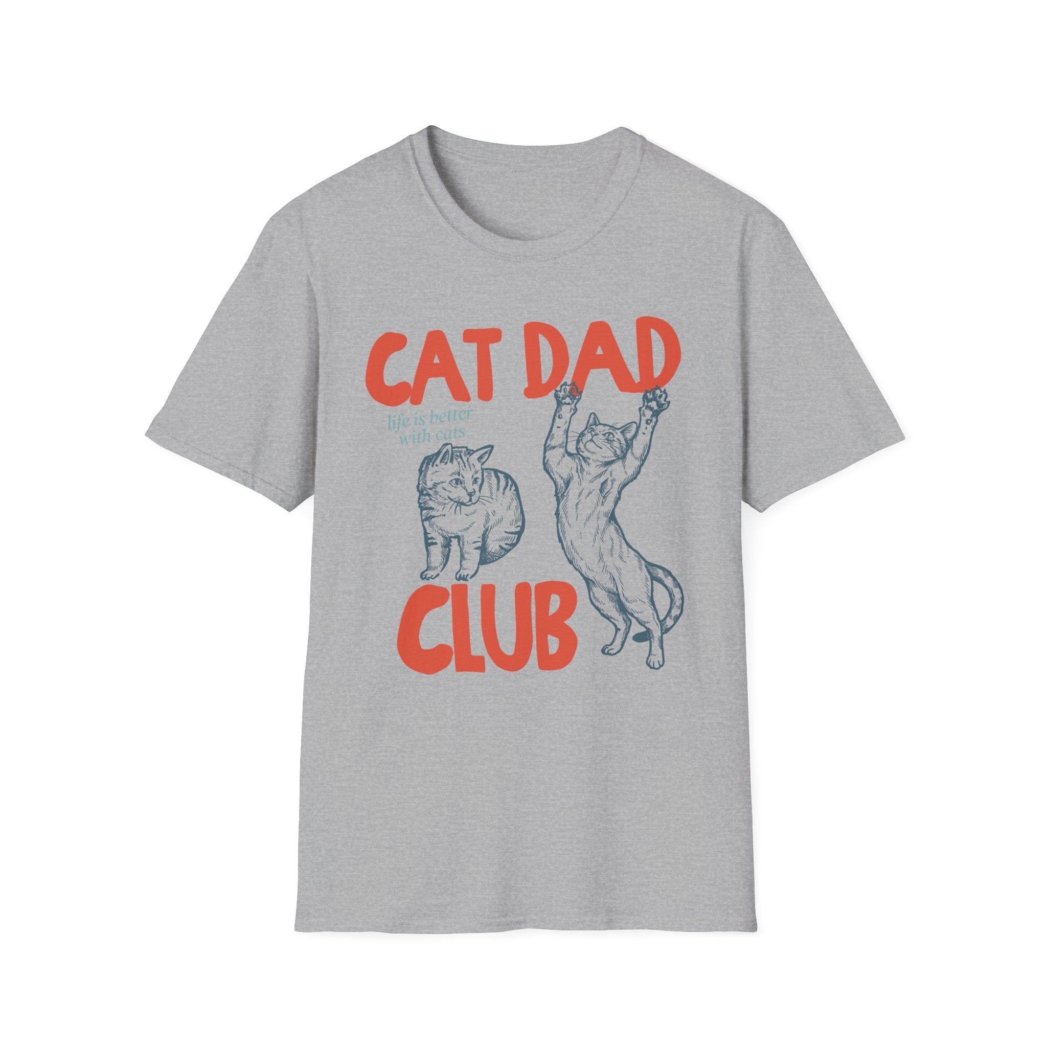 Cat Dad Club T-Shirt