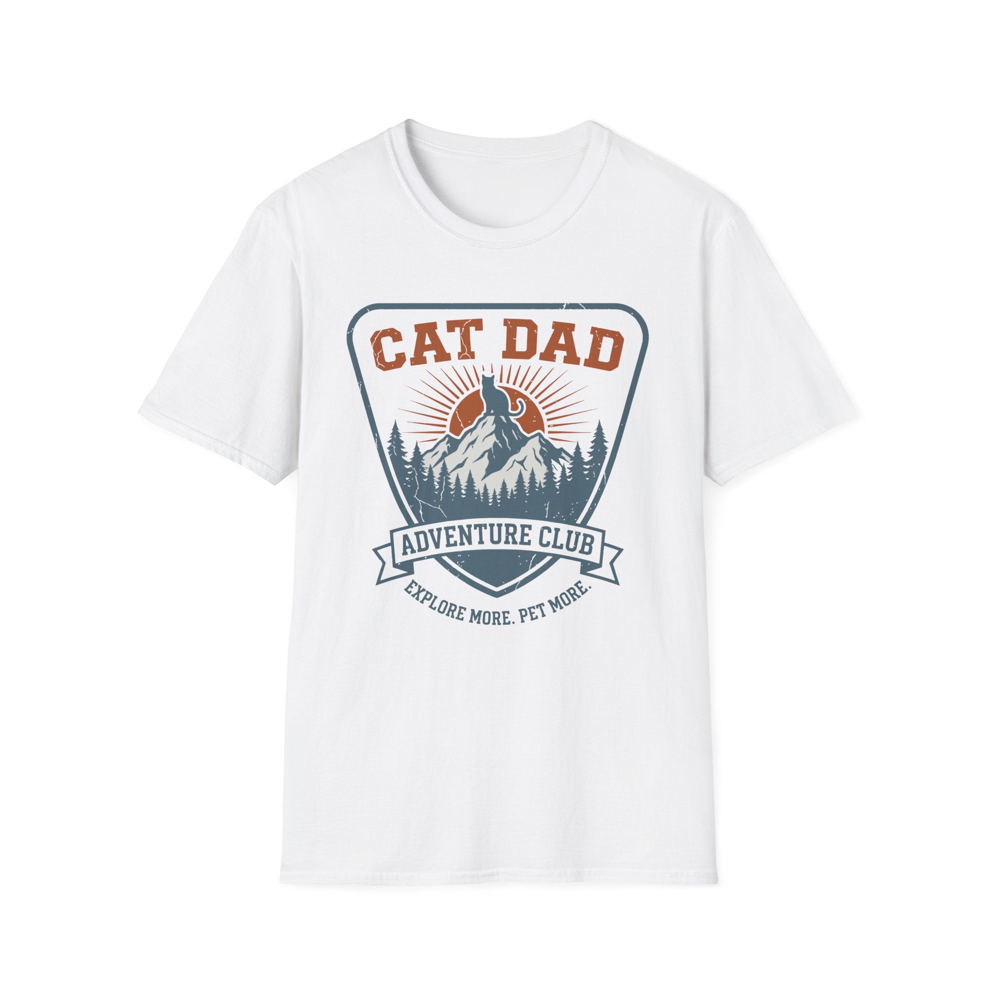 Cat Dad Adventure Club T-Shirt