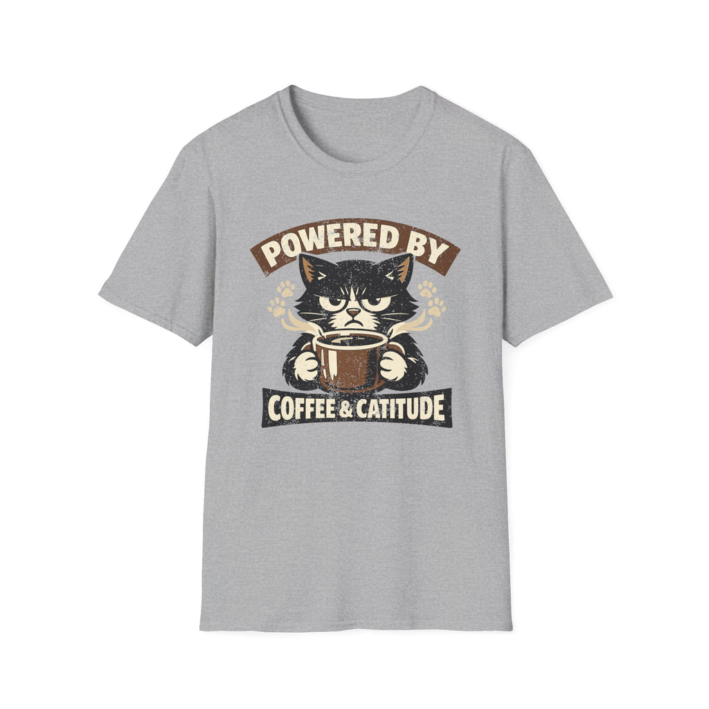 Powered By Coffee & Catitude T-Shirt