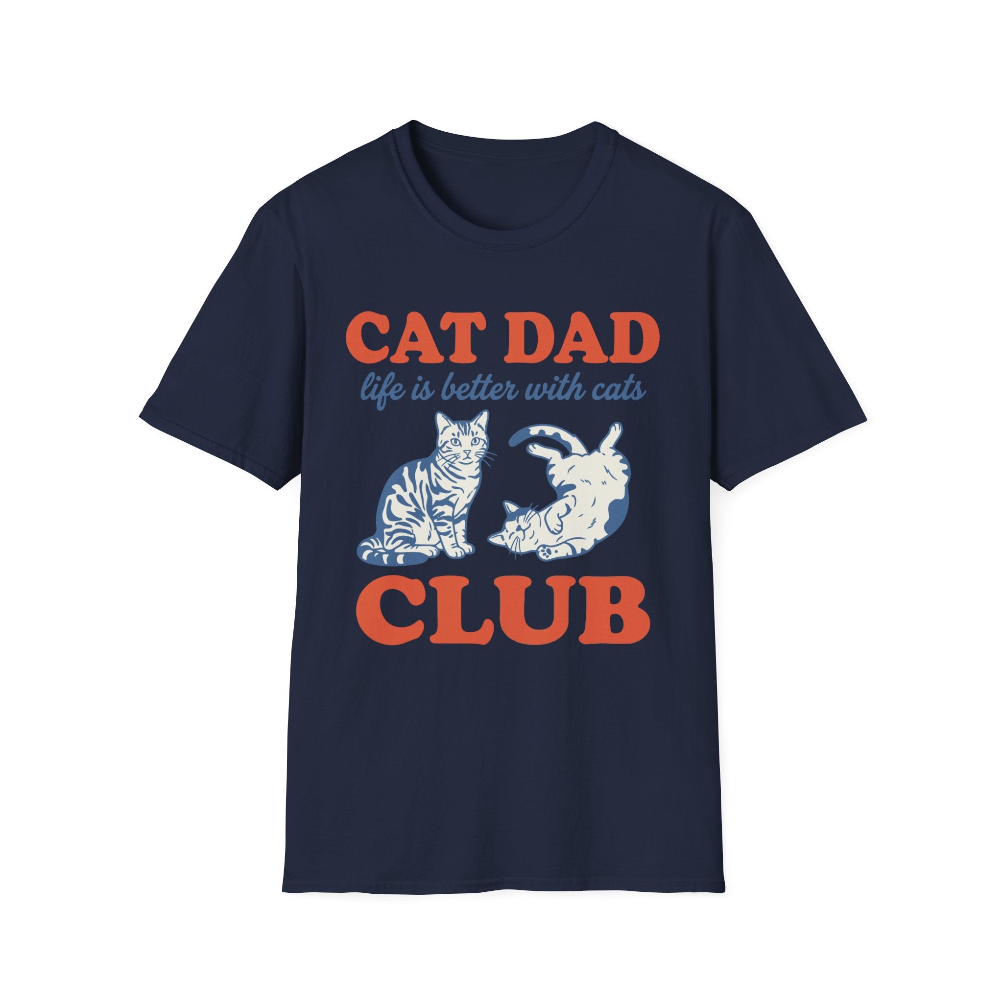 Cat Dad Club T-Shirt