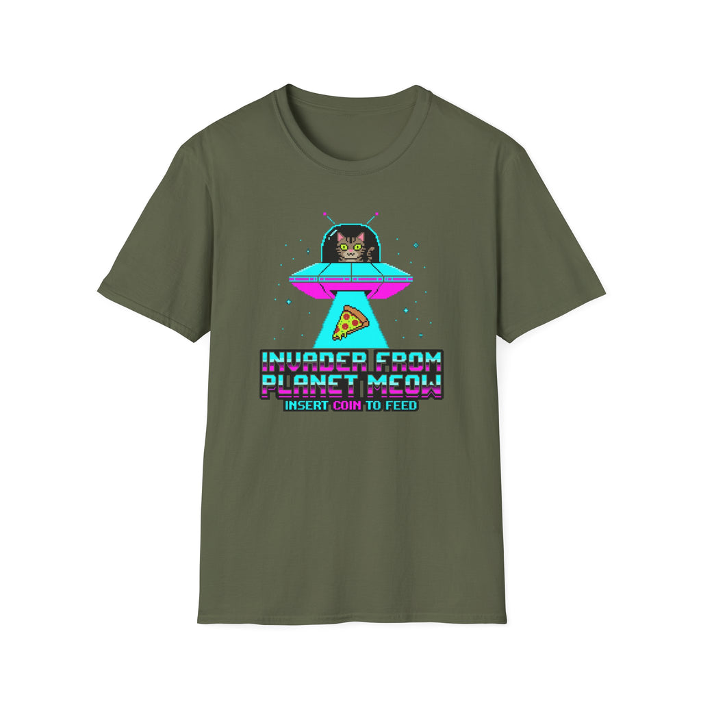 Invader From Planet Meow T-Shirt