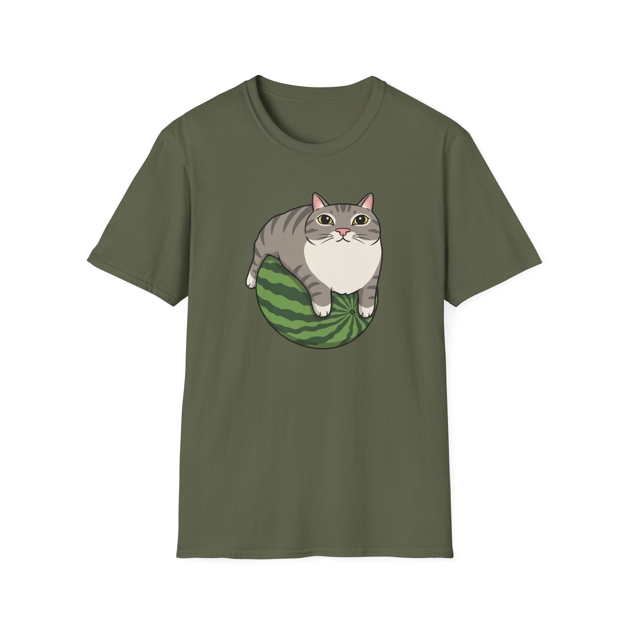 Cat Watermelon Meme T-Shirt
