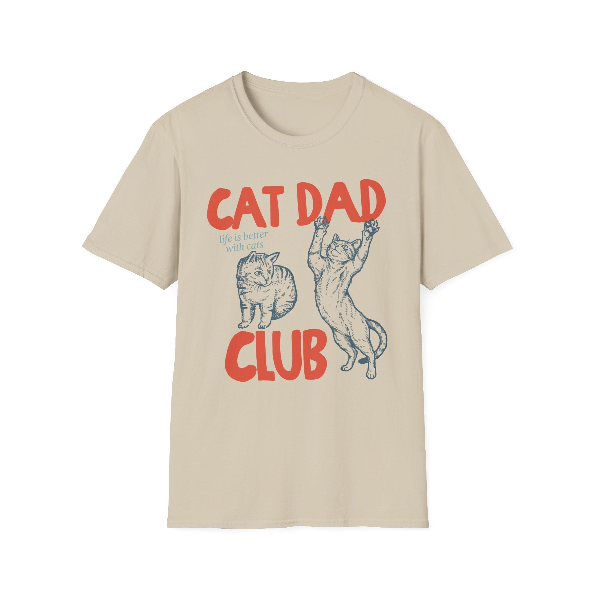Cat Dad Club T-Shirt