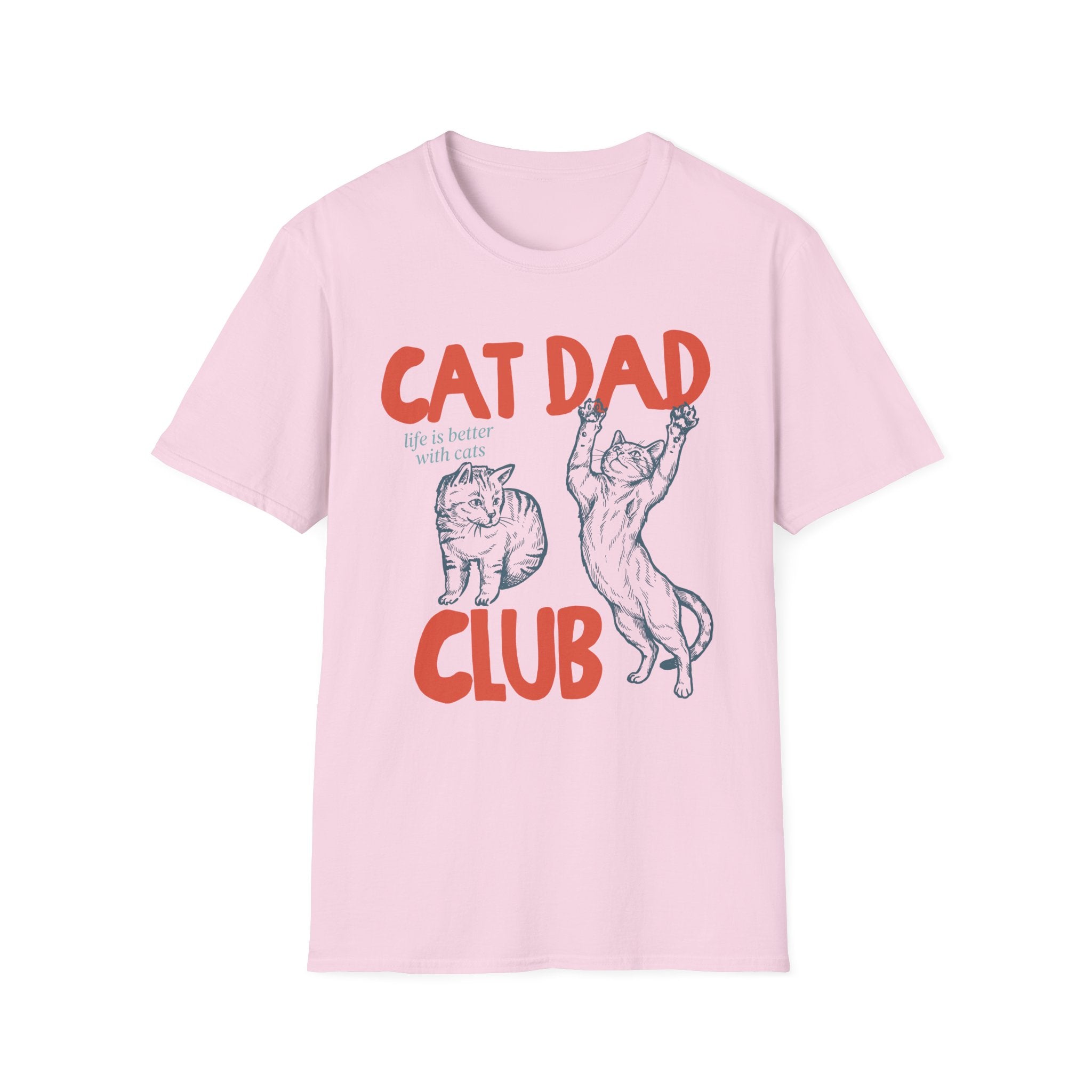 Cat Dad Club T-Shirt