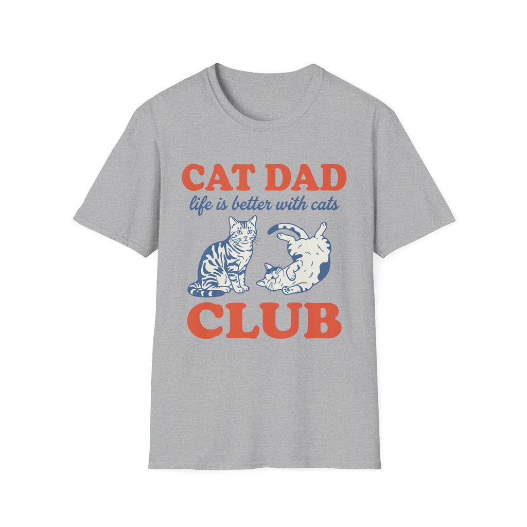 Cat Dad Club T-Shirt