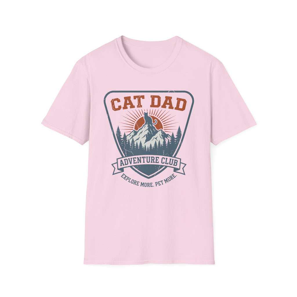 Cat Dad Adventure Club T-Shirt