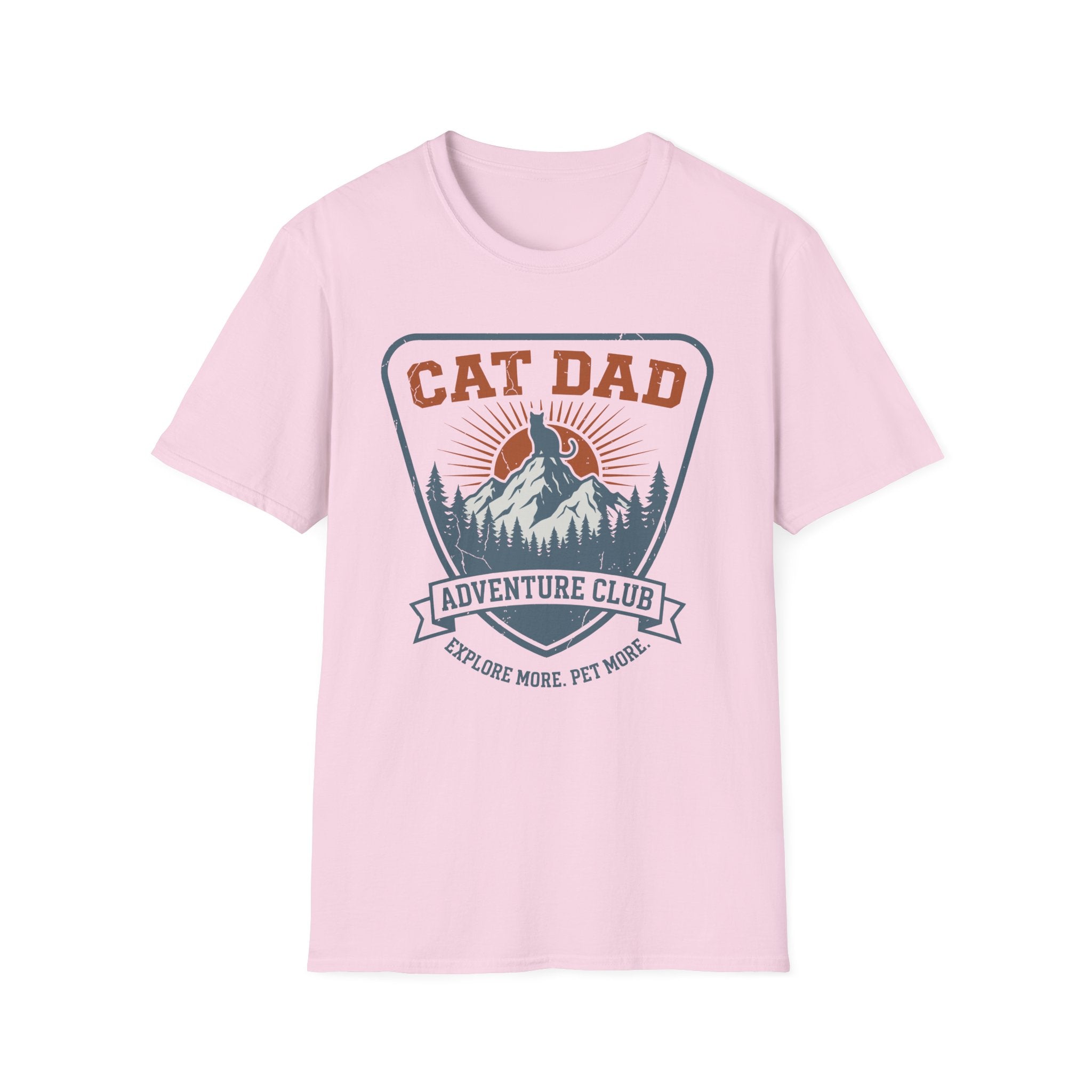 Cat Dad Adventure Club T-Shirt