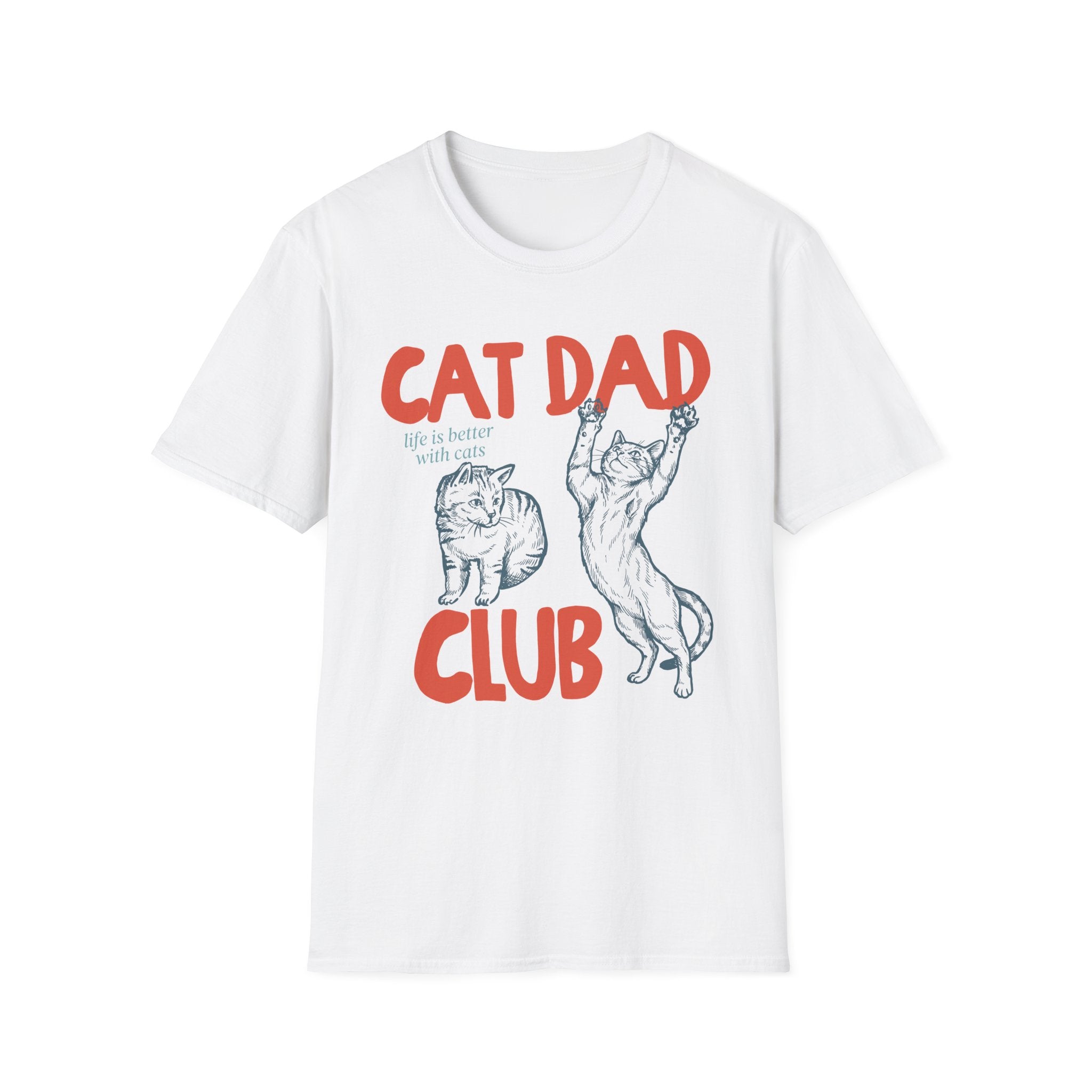 Cat Dad Club T-Shirt