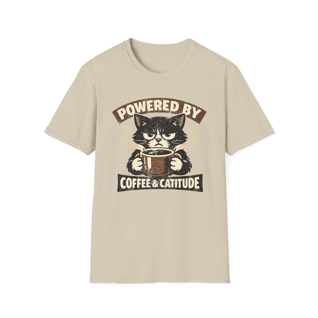 Powered By Coffee & Catitude T-Shirt
