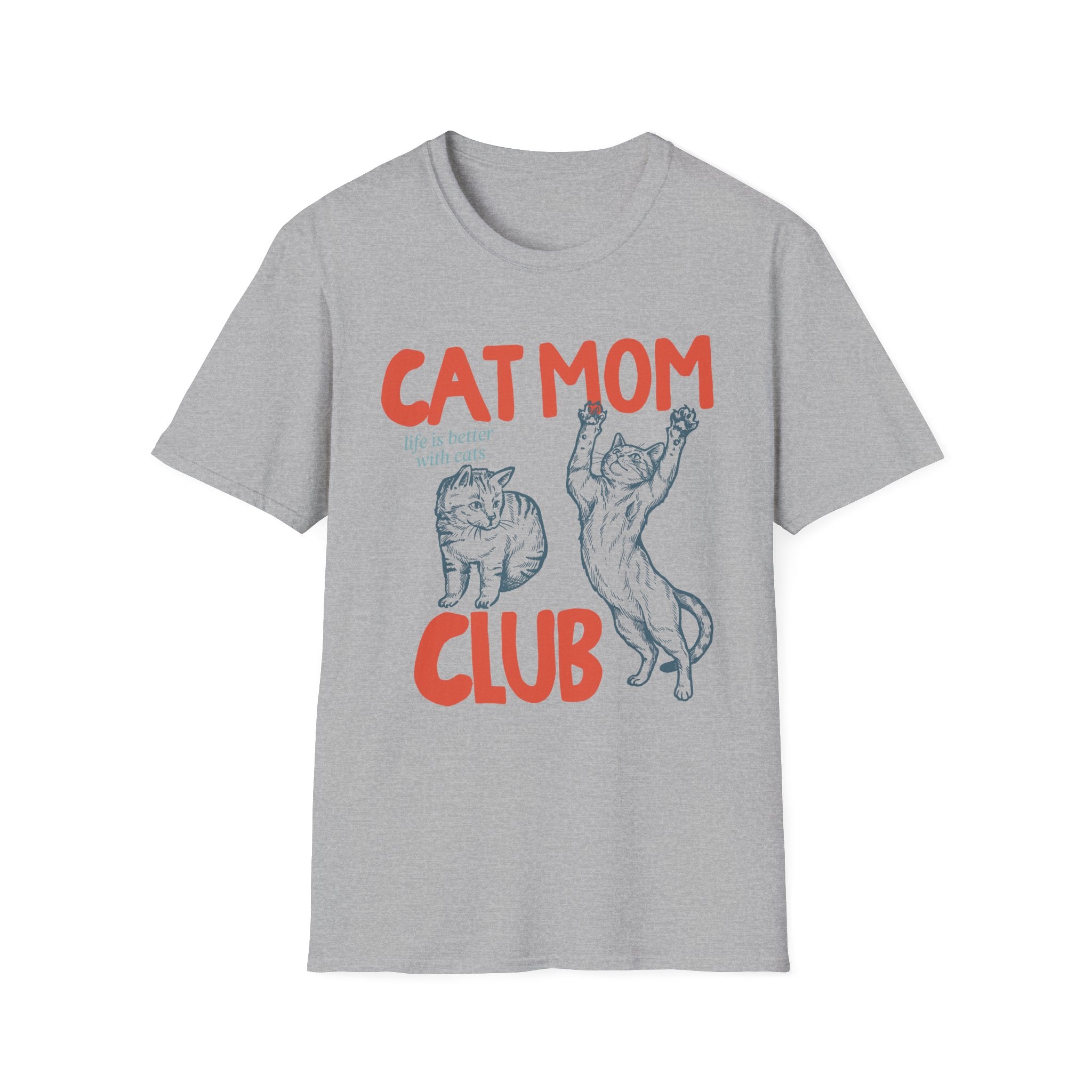 Cat Mom Club T-Shirt