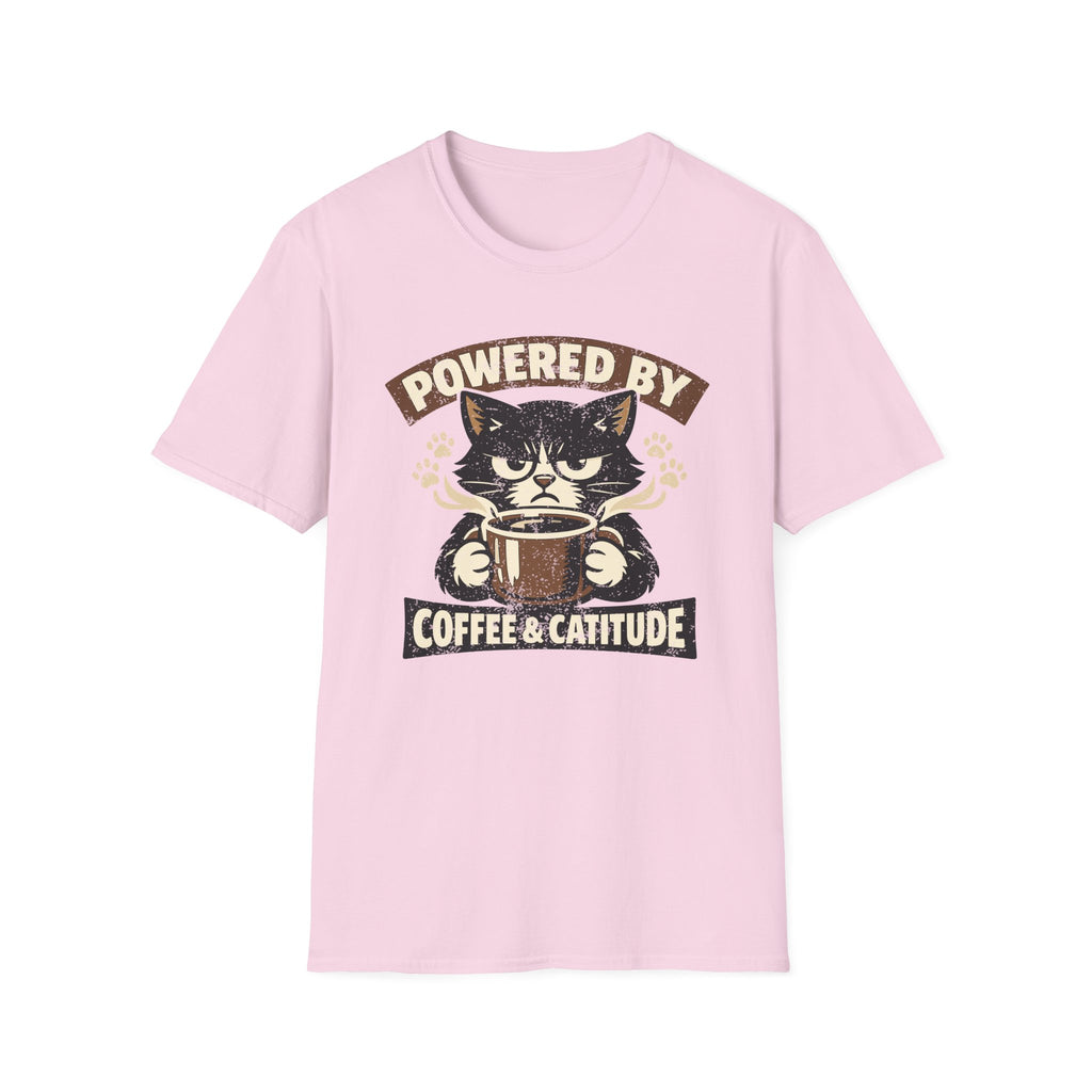 Powered By Coffee & Catitude T-Shirt