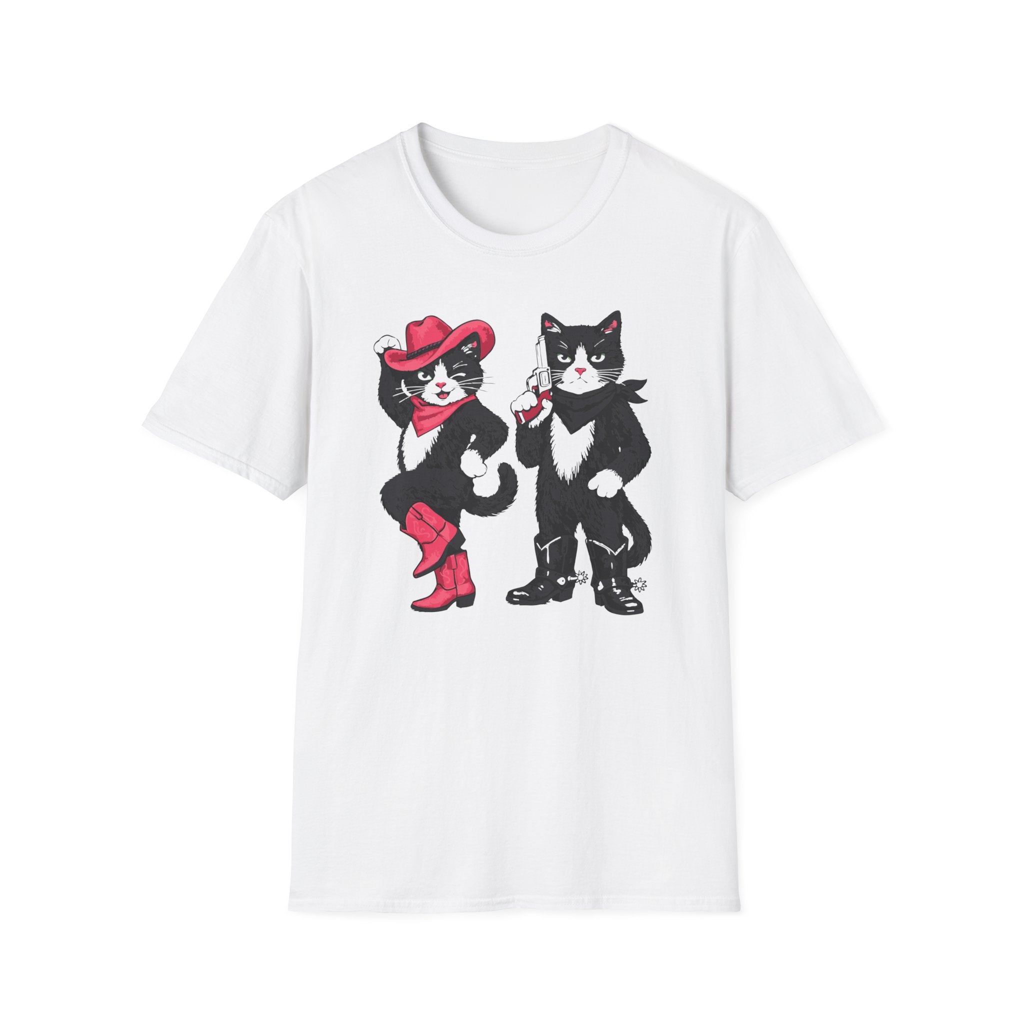 Cowboy Cowgirl Cat T-Shirt