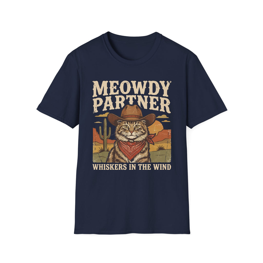 Meowdy Partner Whiskers In The Wind T-Shirt
