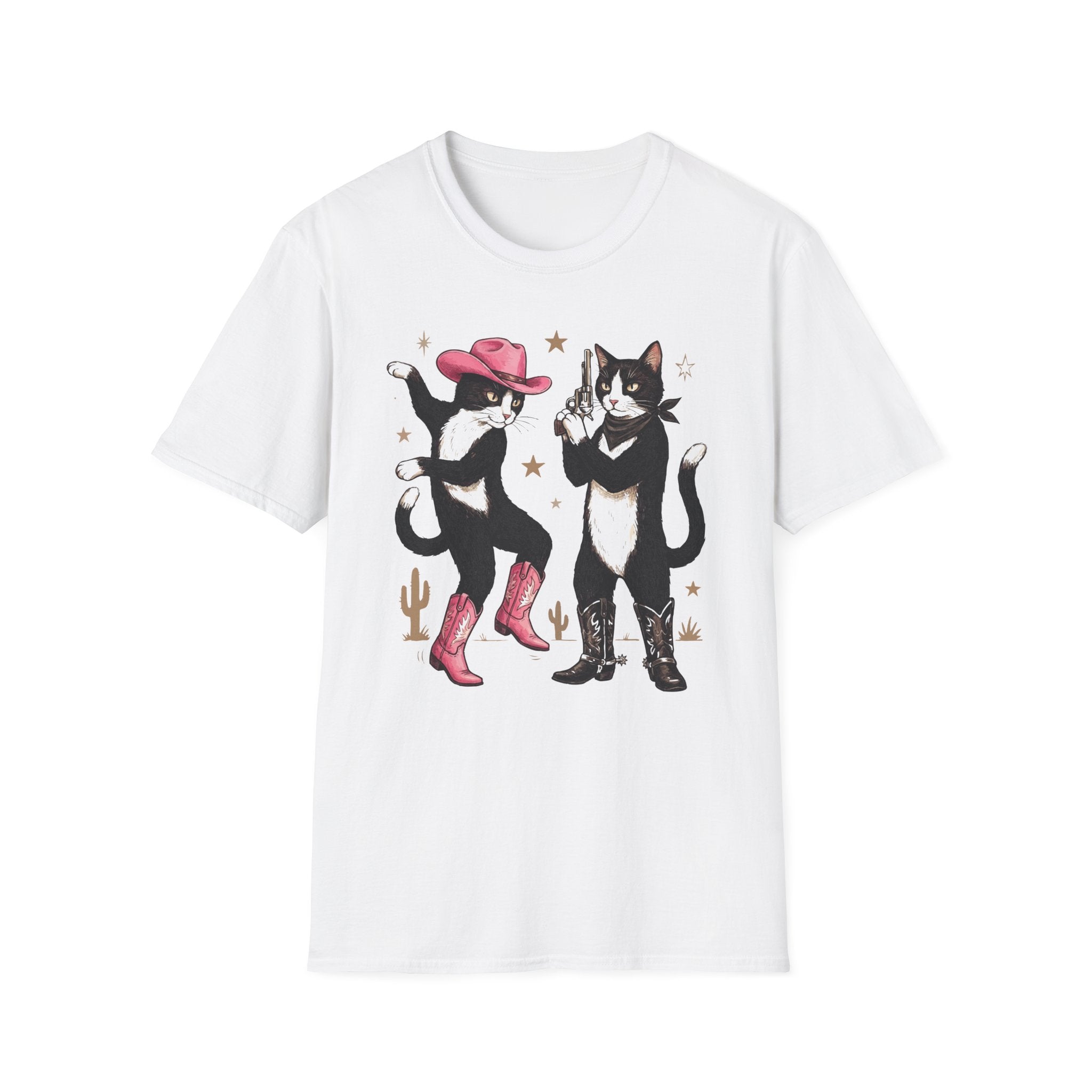 Cowboy Cowgirl Cat T-Shirt