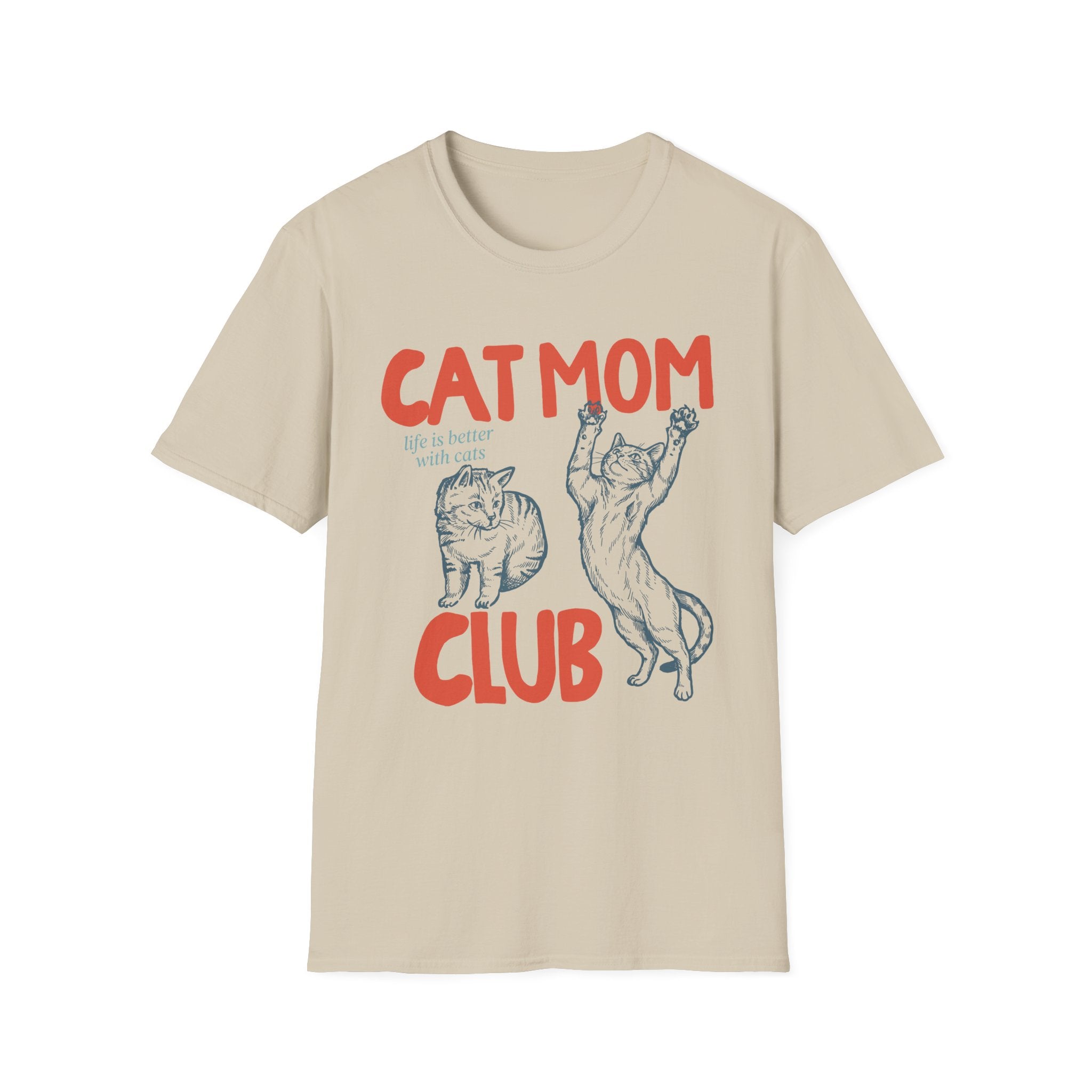 Cat Mom Club T-Shirt