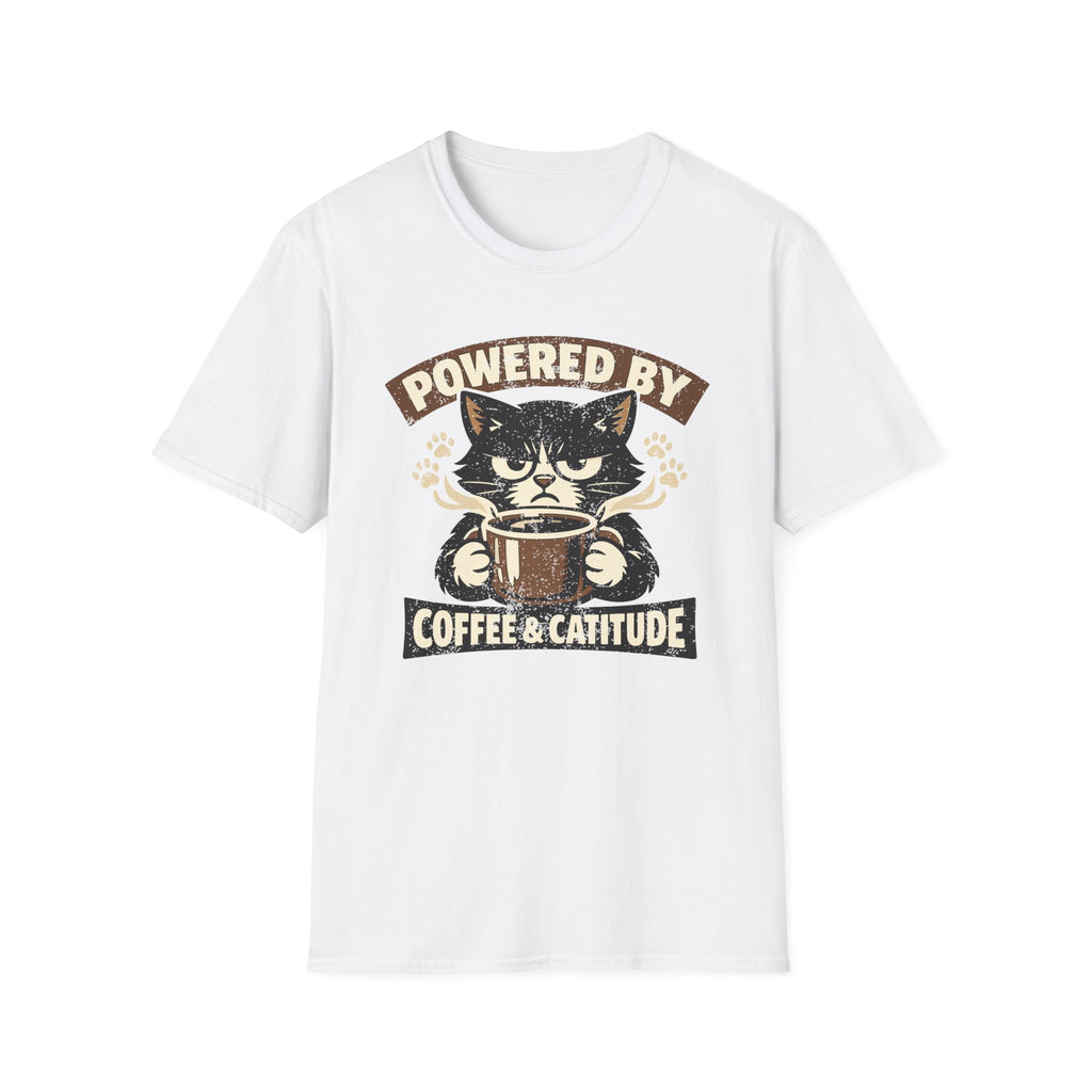 Powered By Coffee & Catitude T-Shirt
