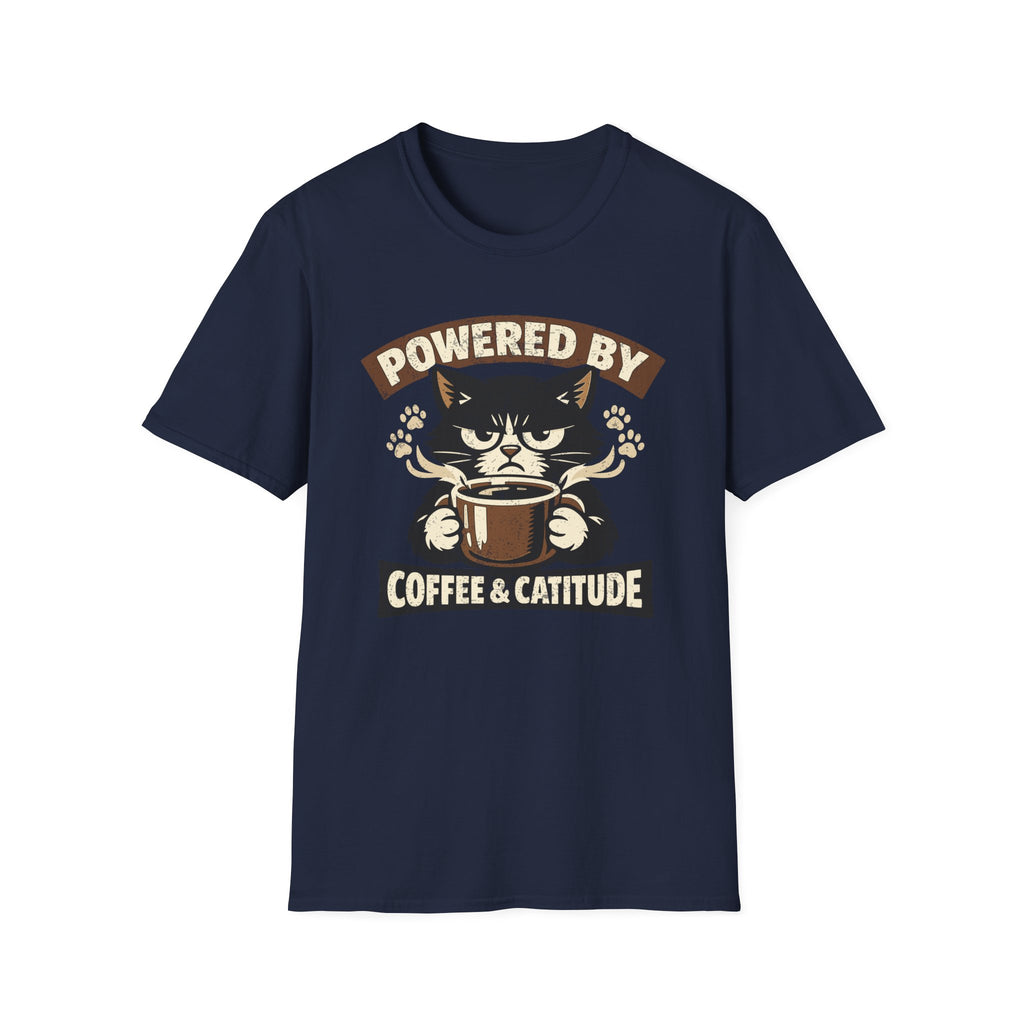 Powered By Coffee & Catitude T-Shirt