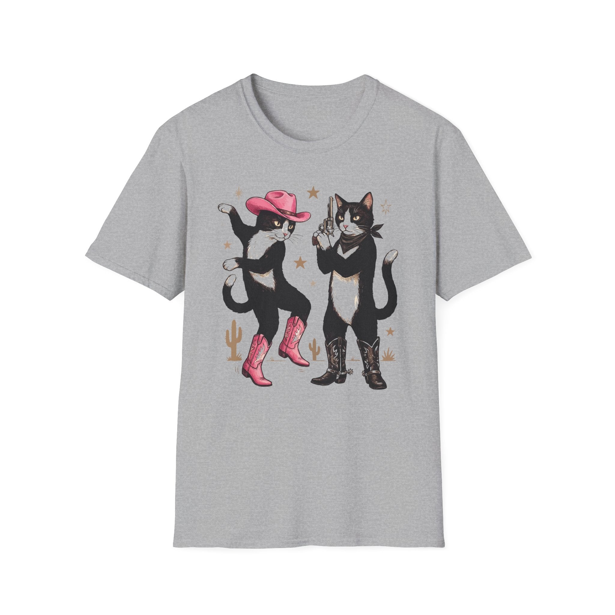 Cowboy Cowgirl Cat T-Shirt