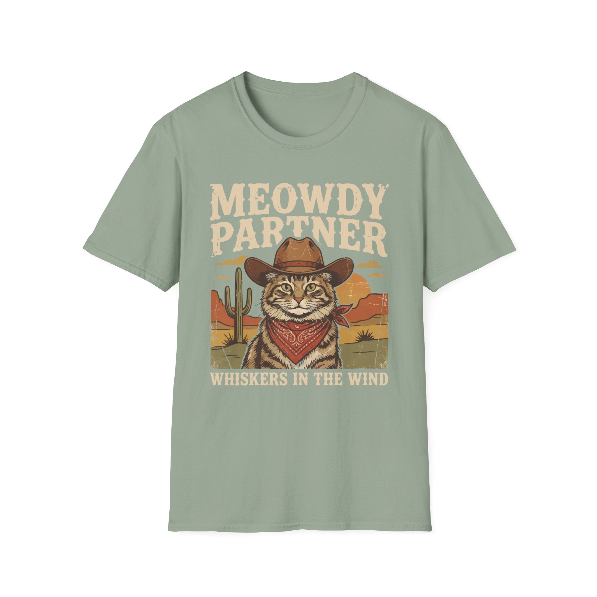 Meowdy Partner Whiskers In The Wind T-Shirt